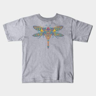 Beautiful Artistic Dragonfly Kids T-Shirt